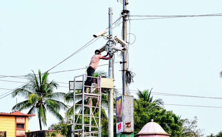ରାଜଧାନୀର ୧୩ଟି ଛକରେ ଲାଗିଲା  ସିସିଟିଭି କ୍ୟାମେରା