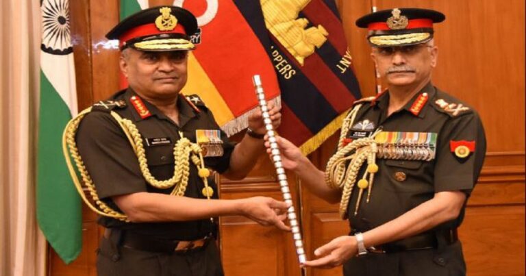 ସ୍ଥଳସେନା ମୁଖ୍ୟ ଭାବରେ ଦାୟିତ୍ୱ ନେଲେ ଜେନେରାଲ ମନୋଜ ପାଣ୍ଡେ